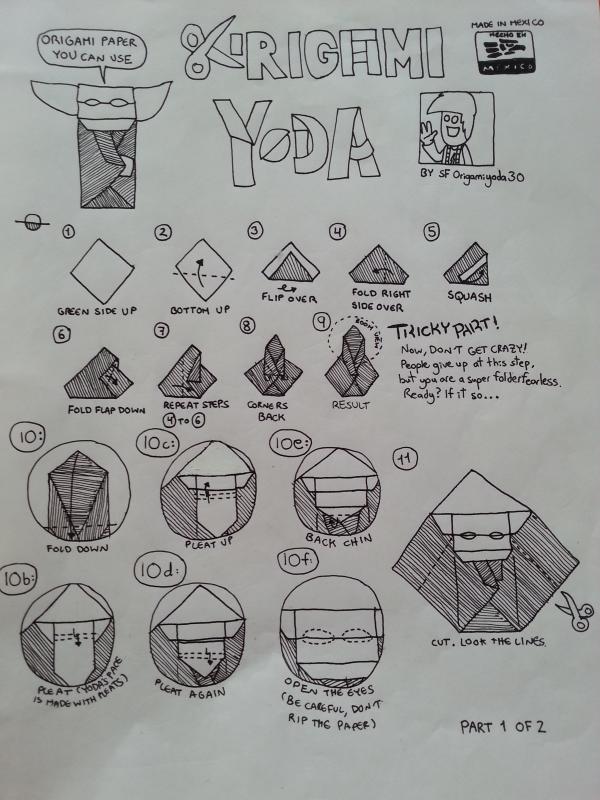 yoda Origami Yoda