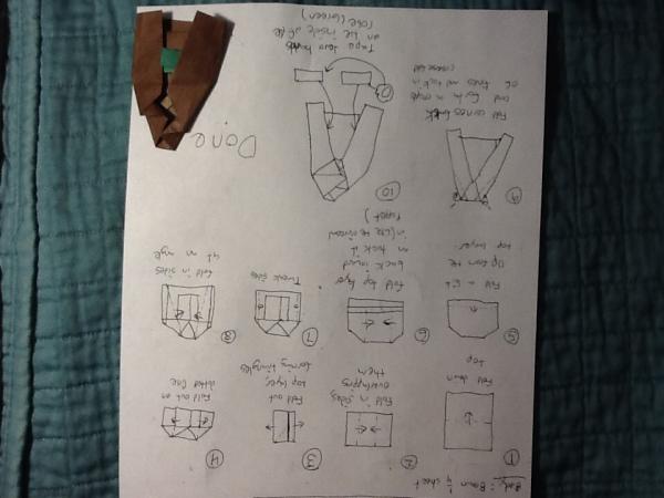 Simple Van Jahnke Yoda Instructions Origami Yoda