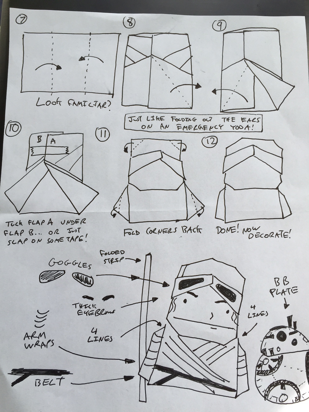 How to Fold Origami Yoda