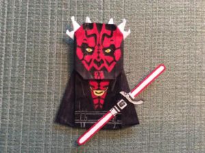 Origami Darth Maul reaching new heights! | Origami Yoda