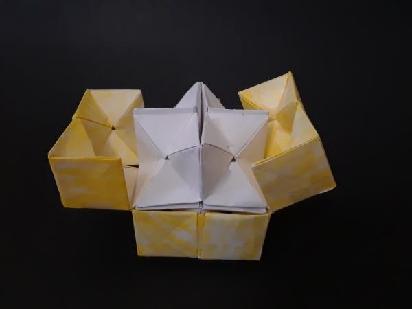 The Double Star Flexicube Origami Yoda