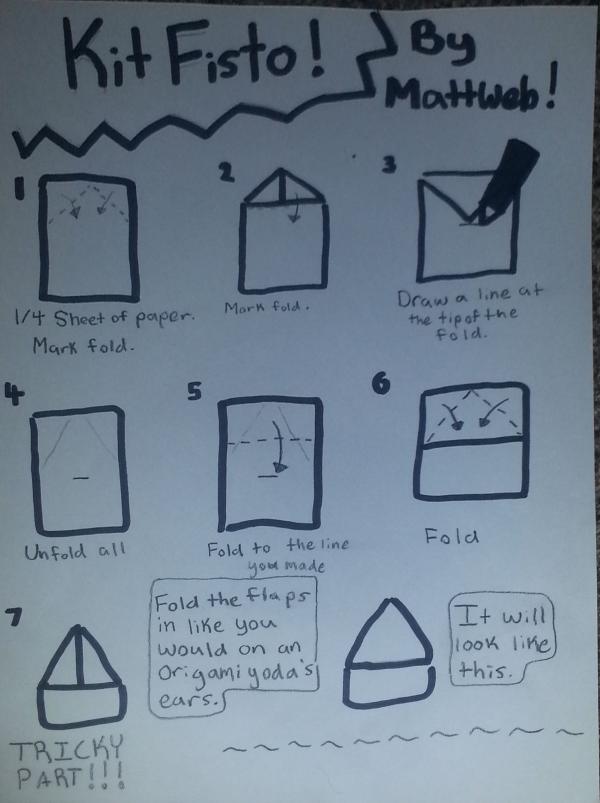 Kit fisto Instructions Triangular Origami Yoda