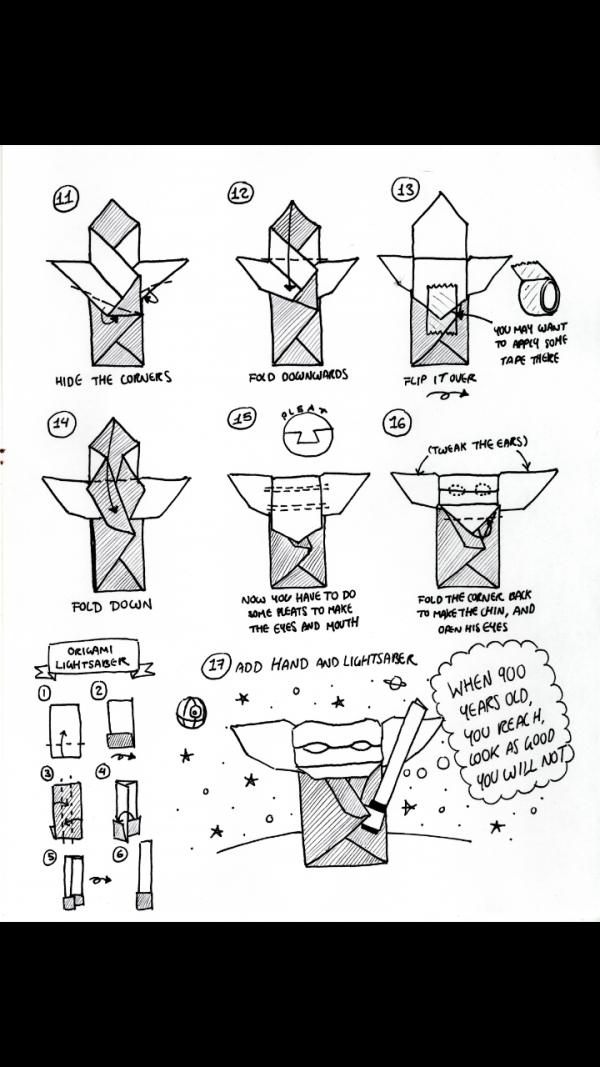 Instrux for Cover Yoda Origami Yoda